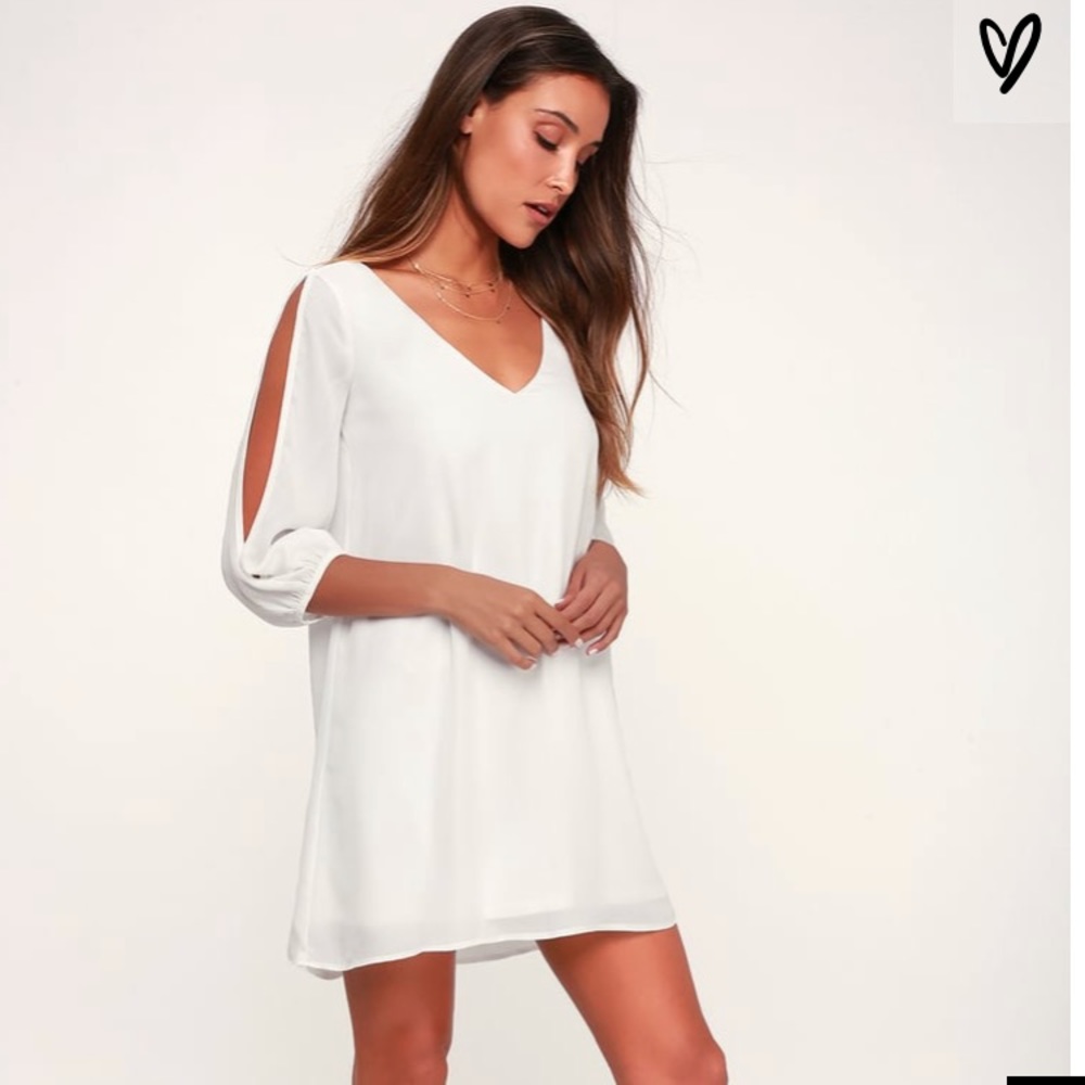 Lulus white dress